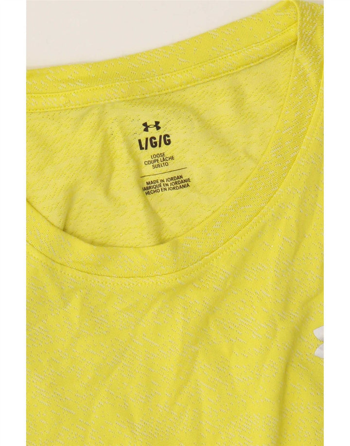 T-shirt da uomo Under Armour grande gialla