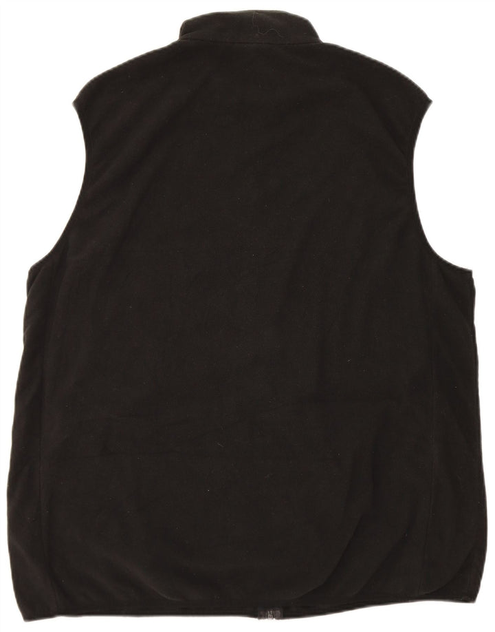 Gilet in pile da uomo Marks & Spencer UK 44 2XL poliestere nero