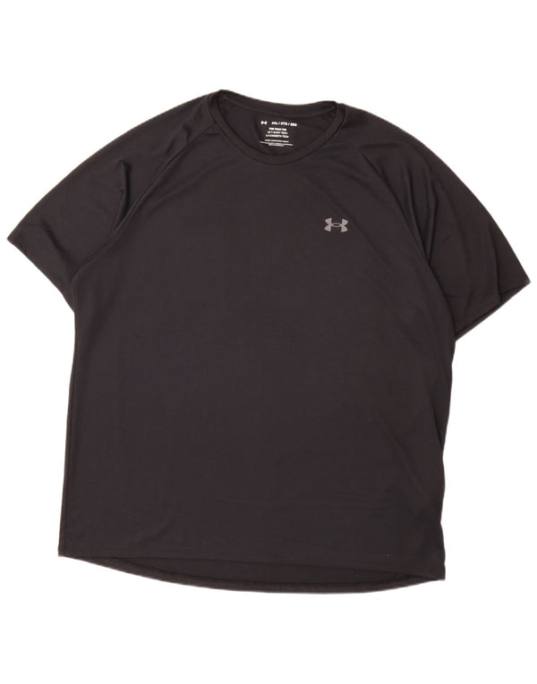 Maglietta da uomo Under Armour Top 2XL poliestere nero