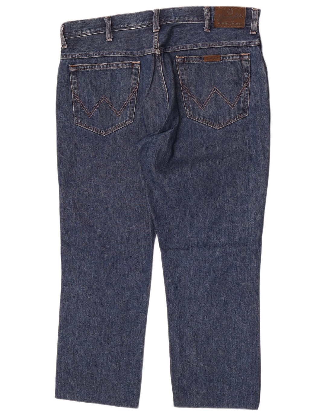 Jeans cropped da donna Wrangler vestibilità regolare W38 L26 cotone blu