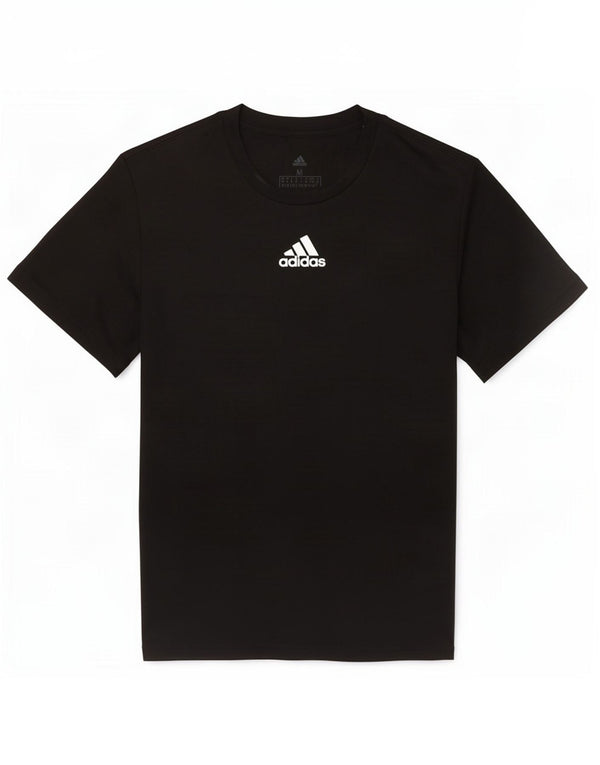 T-shirt grafica Adidas Aeroready da donna UK 12/14 media nera