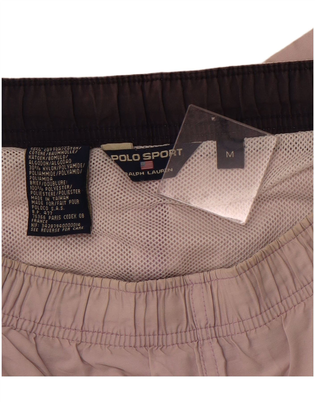 POLO RALPH LAUREN Pantaloncini da bagno da uomo in cotone viola medio