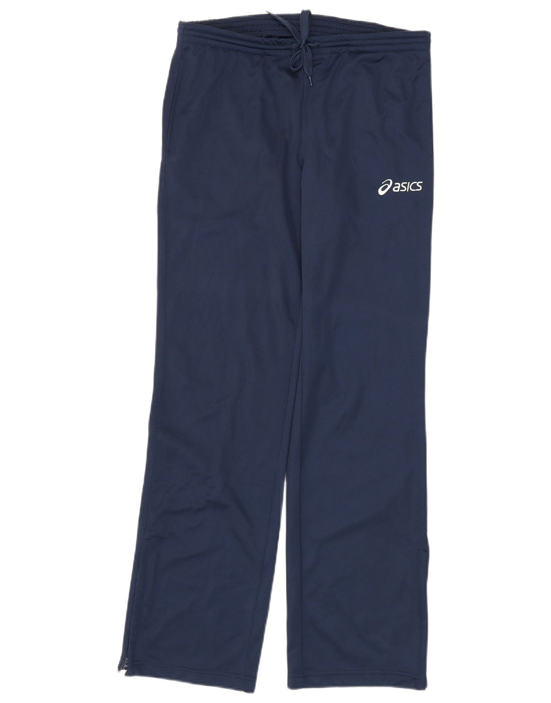 Pantaloni da tuta da uomo Asics medi in poliestere blu navy
