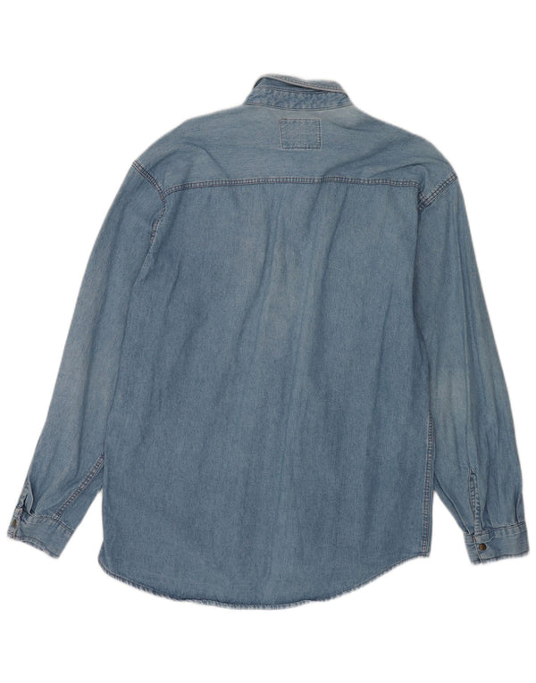 Camicia di jeans da uomo Carrera grande blu