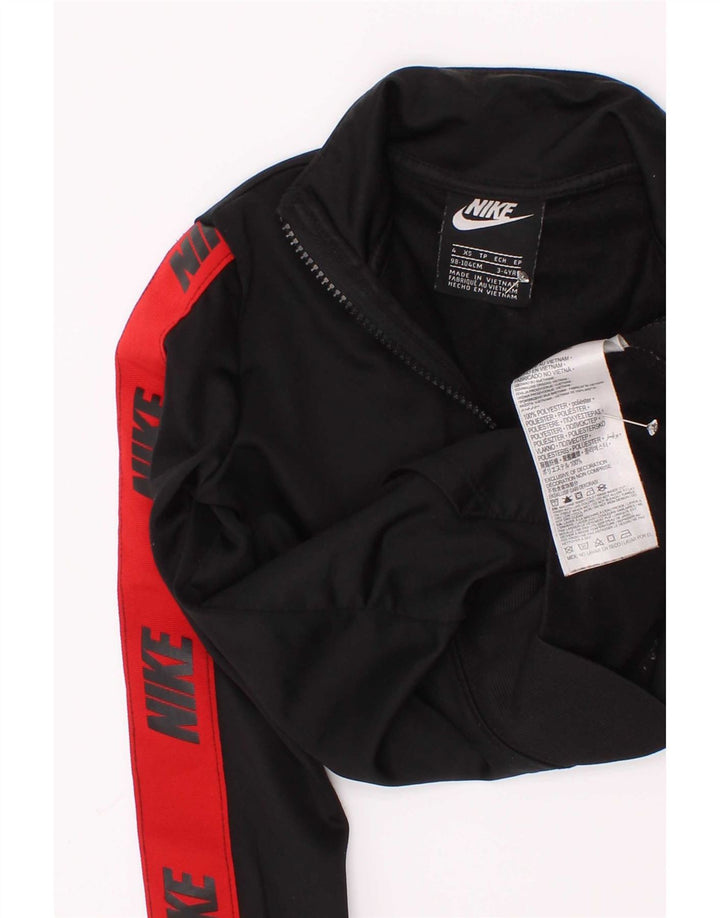 Giacca da ginnastica grafica da ragazzo Nike 3-4 anni XS Black Colourblock