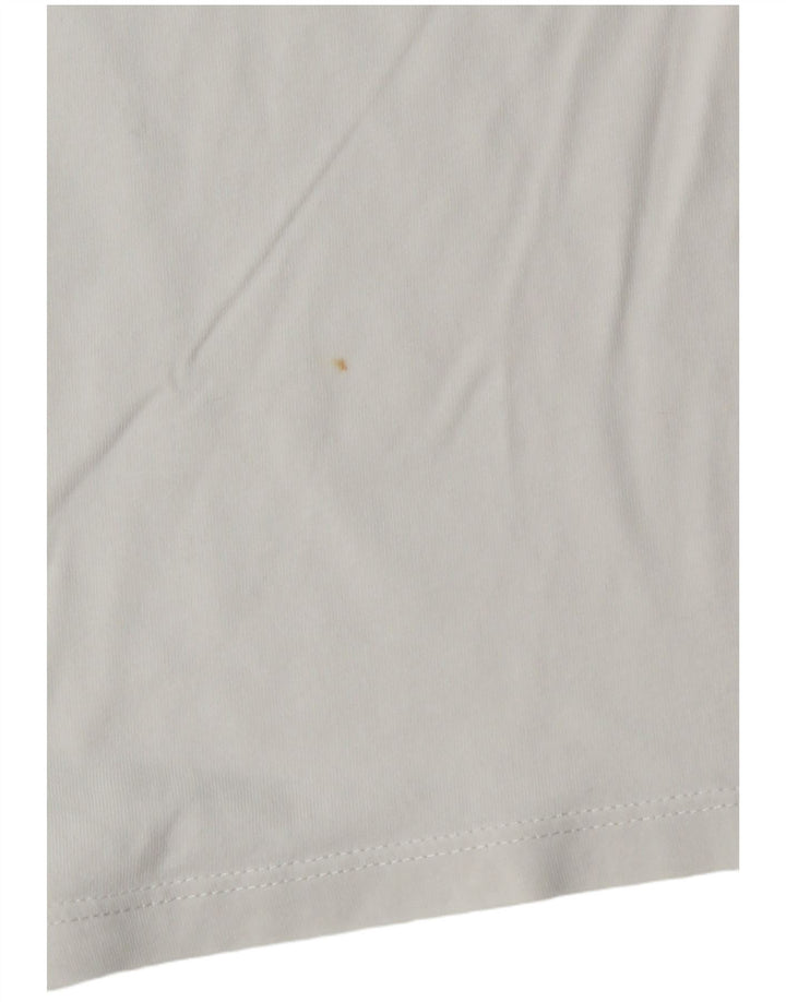 T-shirt grafica da donna Zara Top UK 14 cotone bianco medio