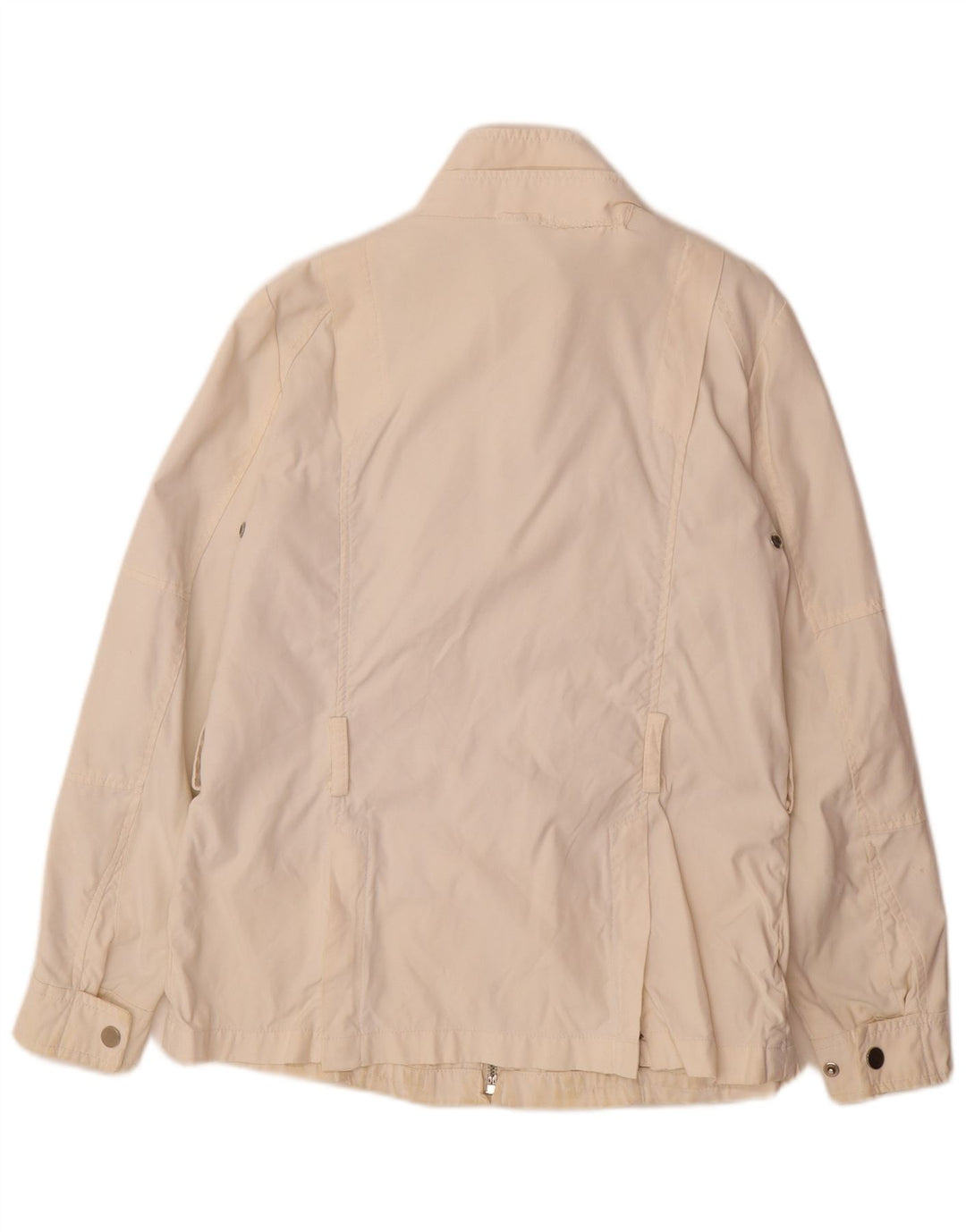 Giacca utility da donna Zara UK 16 grande nylon bianco sporco