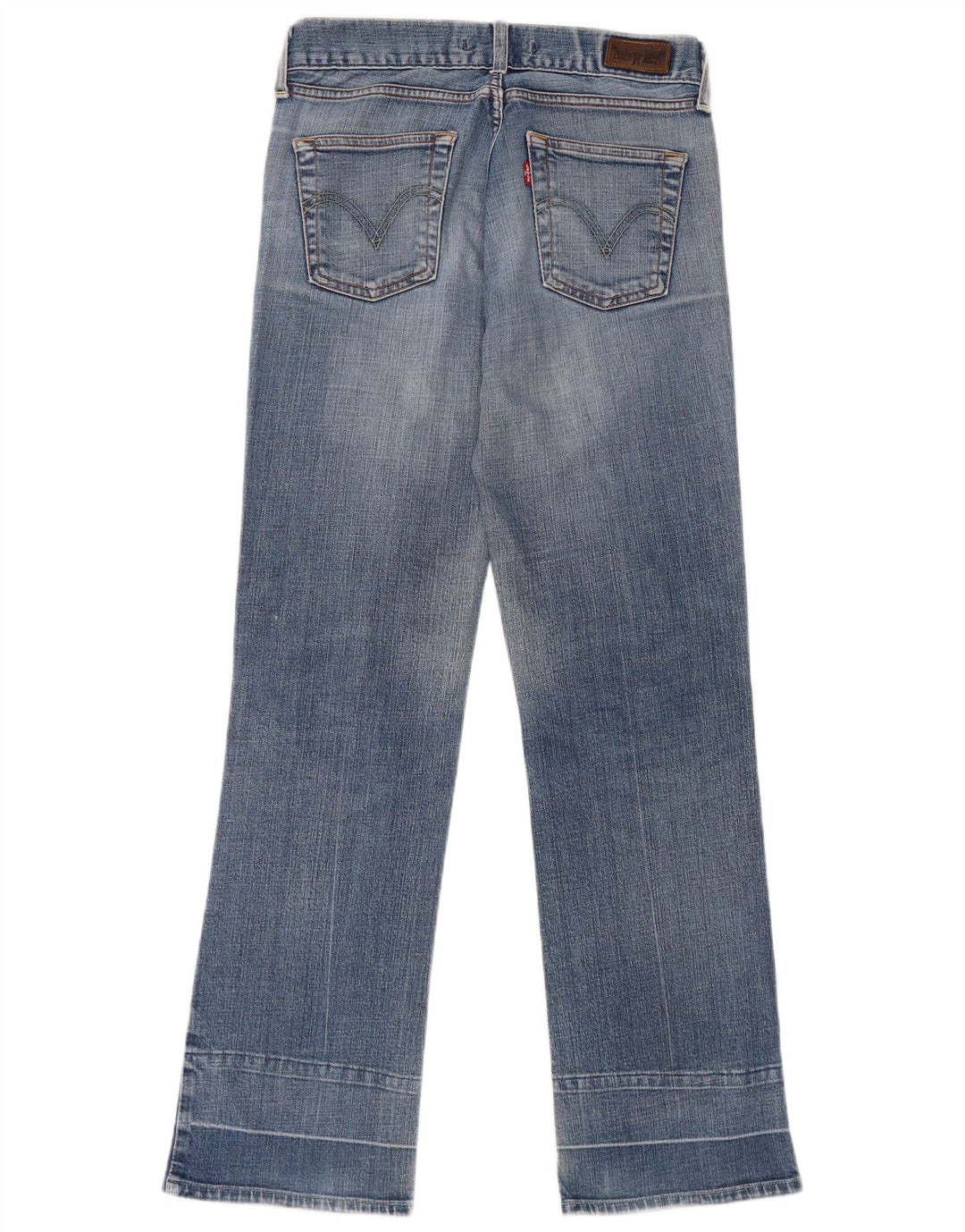 Jeans dritti dal taglio quadrato Levi's Eve da donna W30 L34 in cotone blu