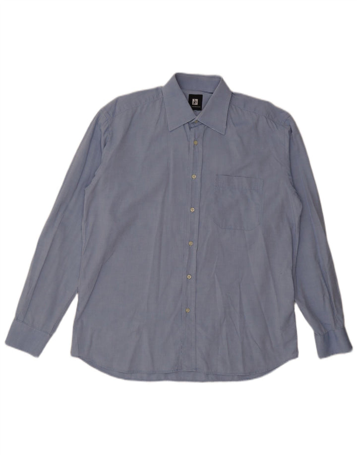 Camicia da uomo Roccobarocco taglia 41 16 grande cotone blu