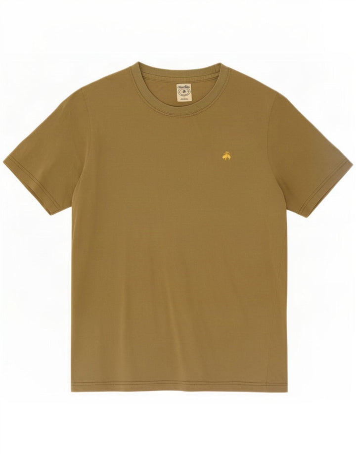 T-shirt da uomo Brooks Brothers Top grande in cotone kaki