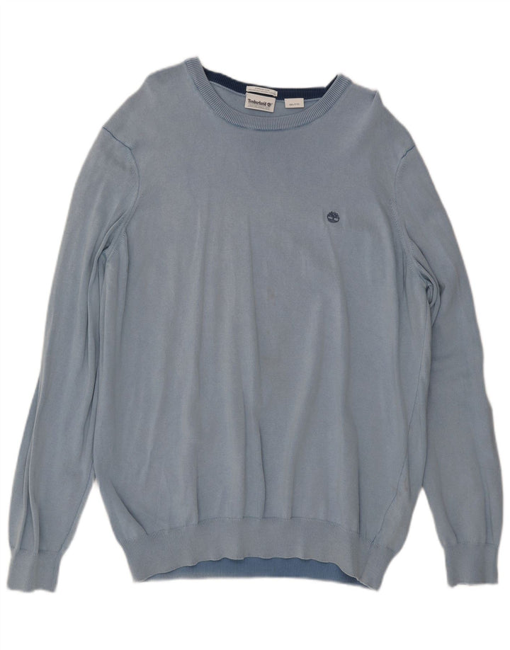 Maglione maglione girocollo da uomo Timberland 2XL cotone blu