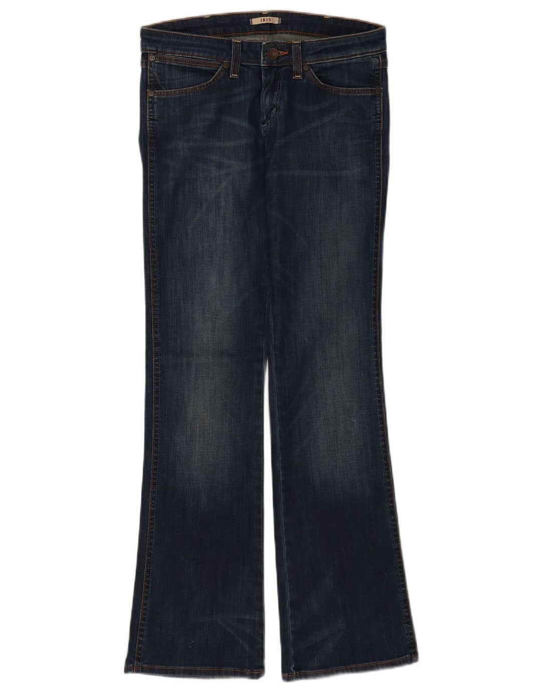 Jeans Wrangler Iris Bootcut da donna W27 L32 cotone blu navy
