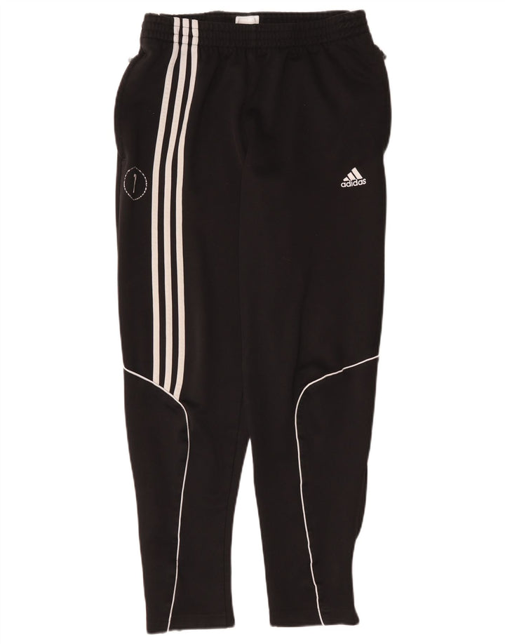 Pantaloni da tuta Adidas Climalite da uomo, pantaloni da jogging, grandi, in poliestere nero