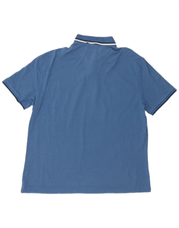 Polo Diadora Uomo 3XL a Righe Blu