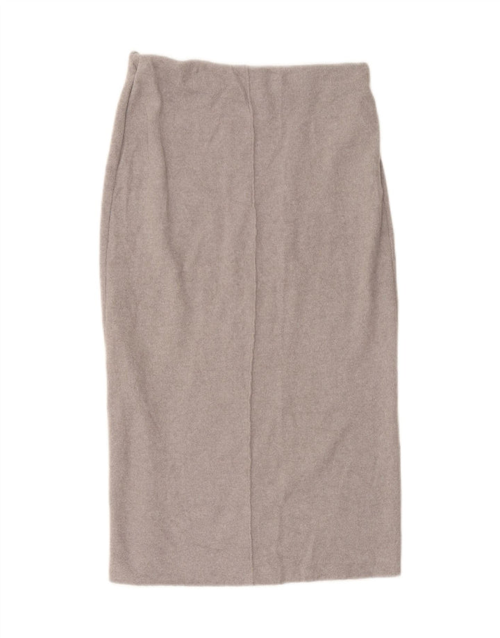 Gonna longuette da donna Zara media W28 poliestere chiazzato grigio