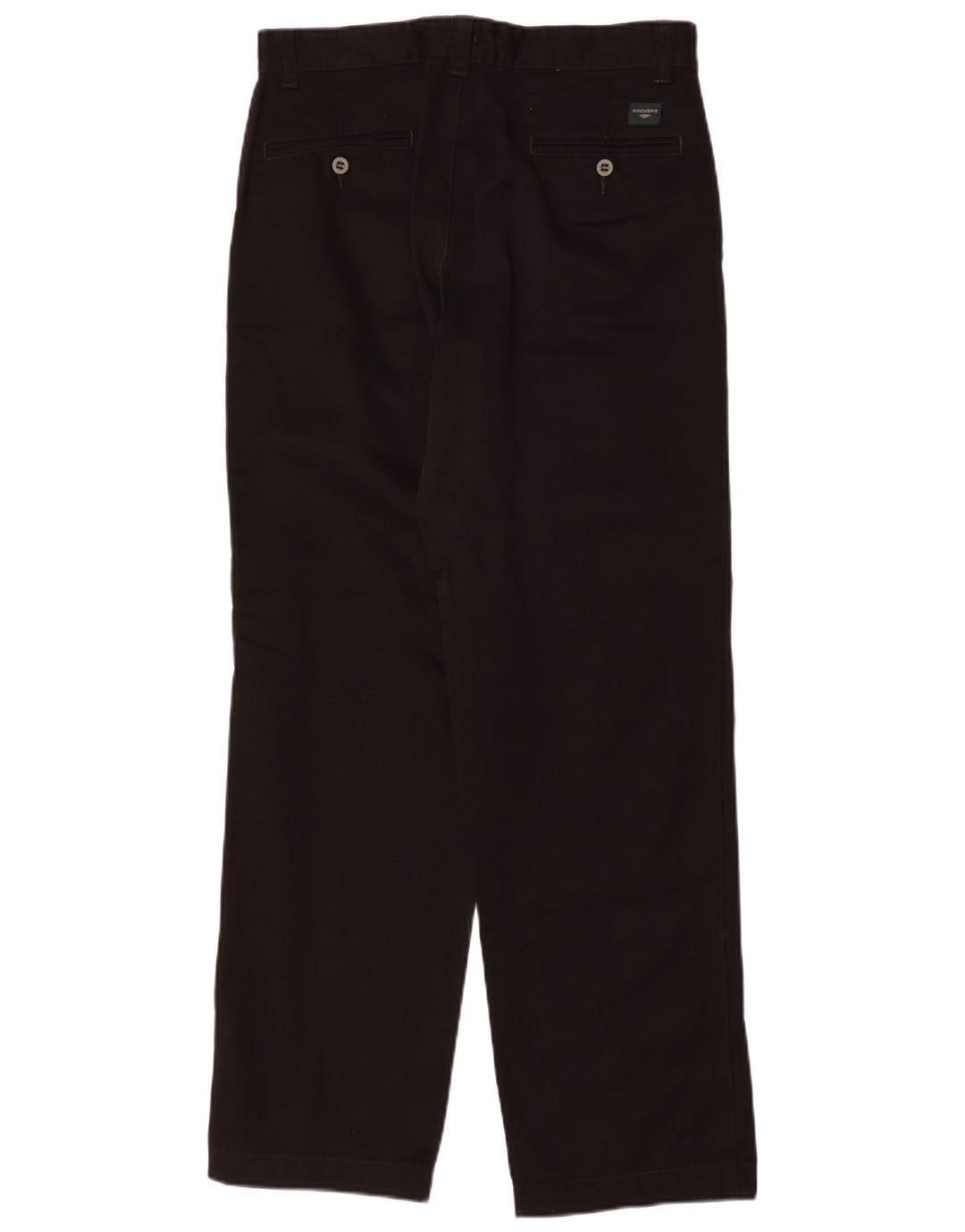 Pantaloni chino dritti kaki da uomo Dockers W32 L32 neri