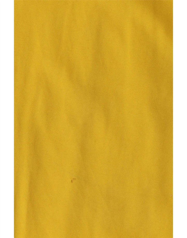 Polo Uomo K-Way in cotone rigato giallo medio