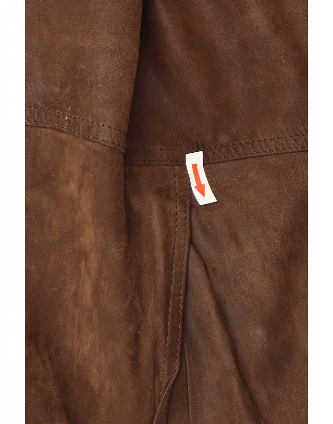 Giacca bomber in pelle da uomo vintage UK 42 XL Marrone