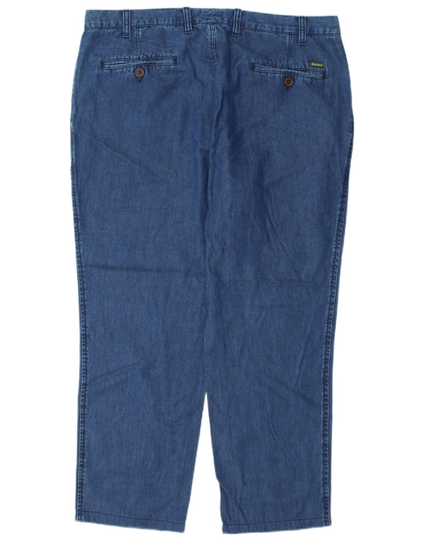 Jeans dritti vestibilità regolare da donna Barbour XL W36 L27 Lyocell blu