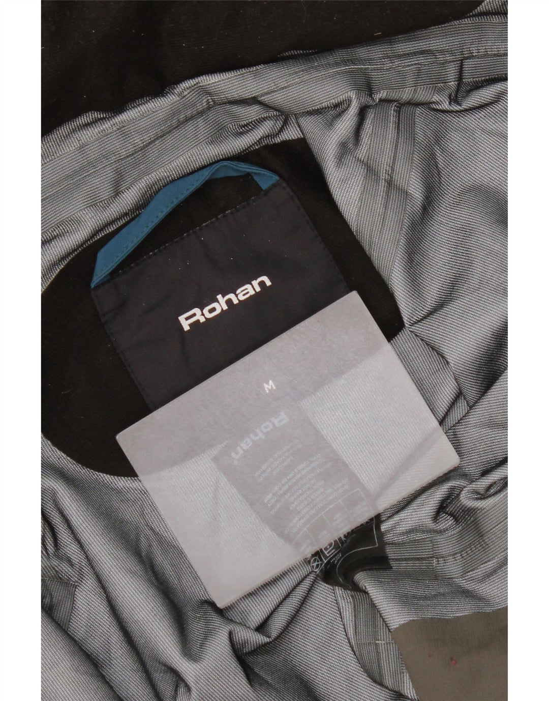 Giacca a vento con cappuccio da uomo Rohan UK 38 Blu medio Poliammide