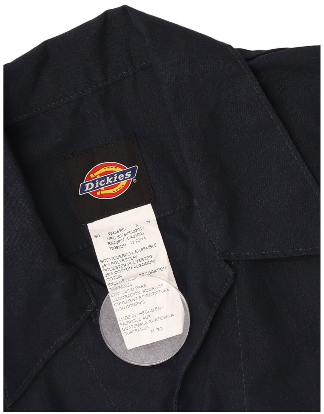 Tuta da uomo Dickies media poliestere blu navy