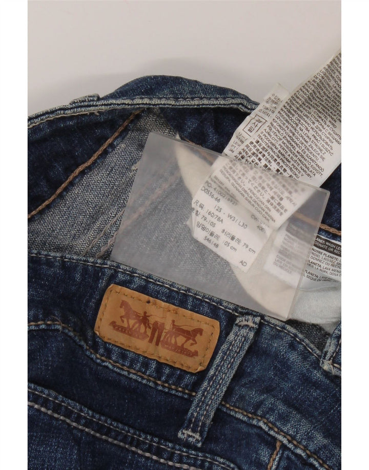 Jeans Levi's Curvy Bootcut da donna W31 L30 in cotone blu