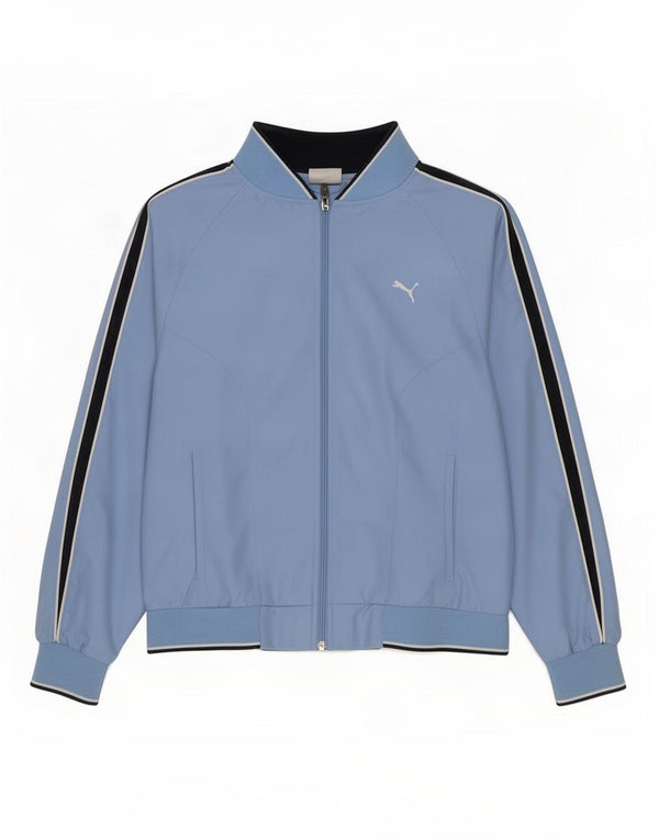 Giacca da tuta da donna Puma UK 16 Large Blu Poliestere
