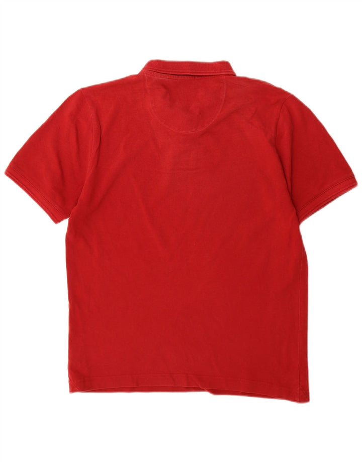 Polo da uomo Penguin Heritage slim fit in cotone rosso medio