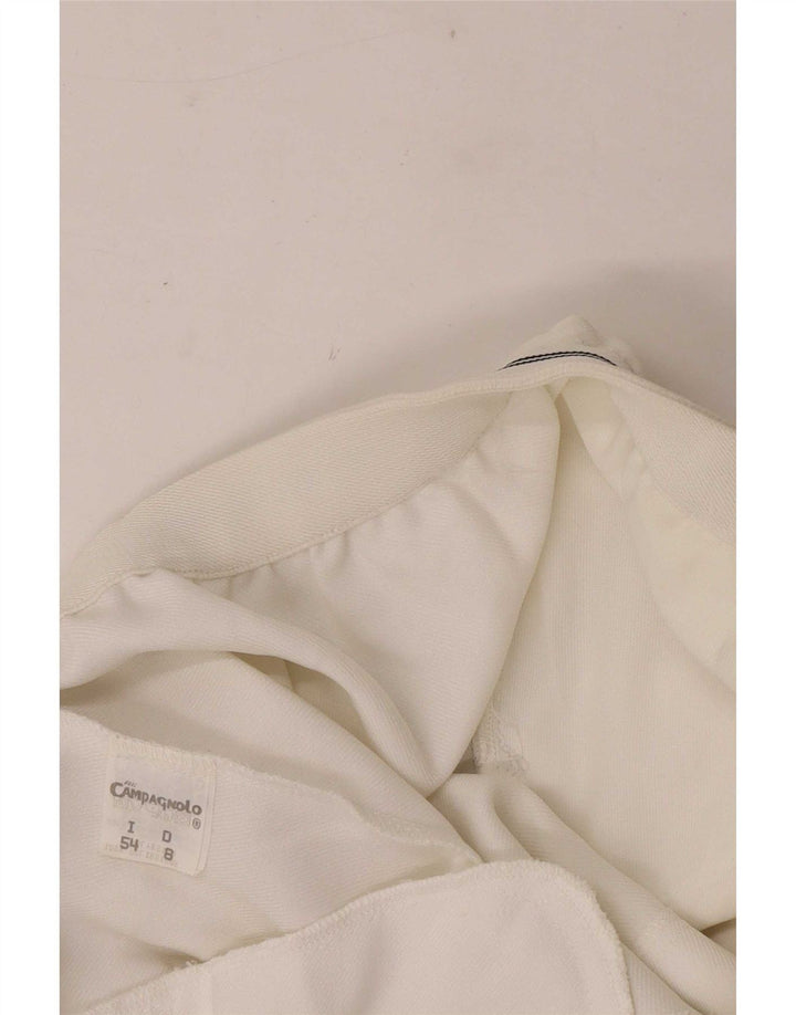 Pantaloncini chino da uomo Campagnolo W32 poliestere bianco medio