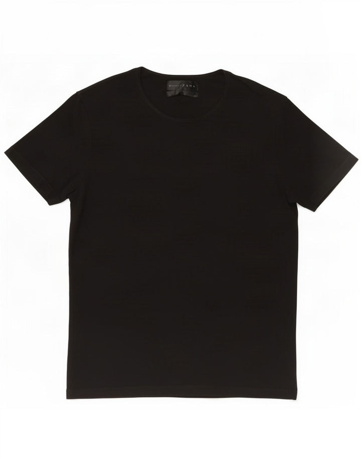 T-shirt Zara da donna Top UK 14 media nera