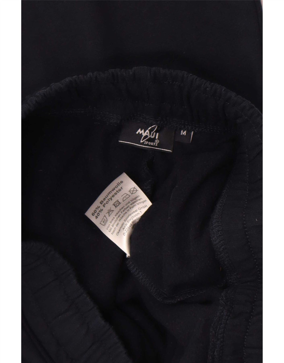 Pantaloncini sportivi grafici da uomo vintage in cotone blu navy medio