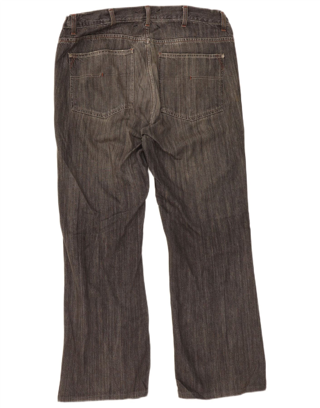 CALVIN KLEIN Jeans Bootcut da Uomo W36 L30 Cotone Nero