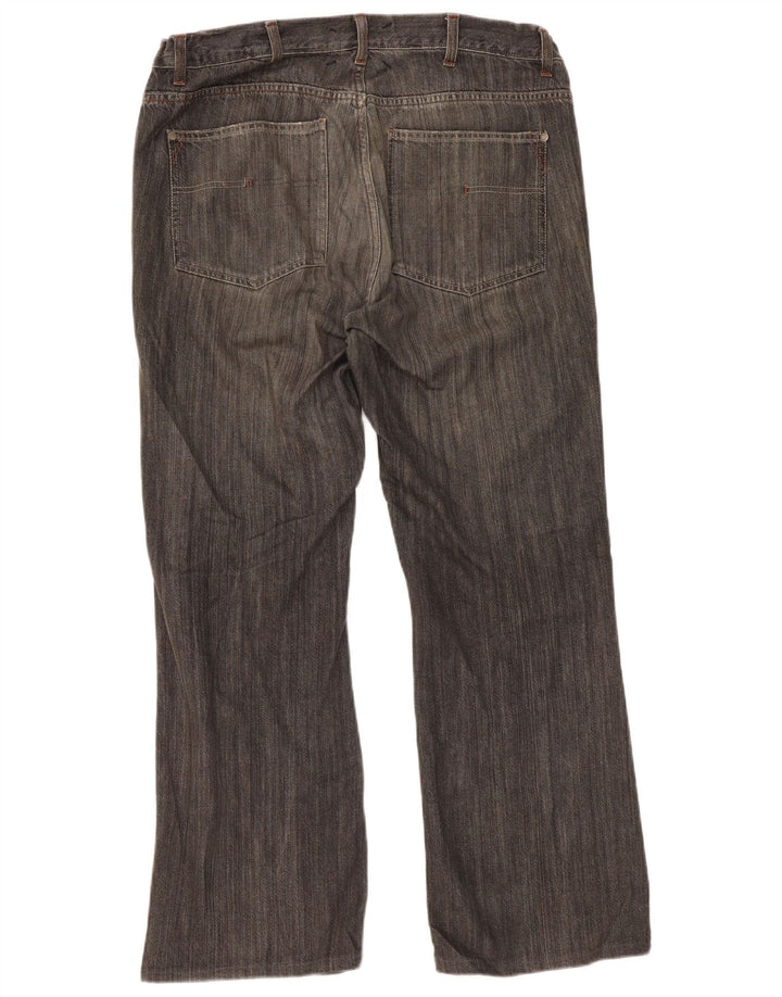 CALVIN KLEIN Jeans Bootcut da Uomo W36 L30 Cotone Nero