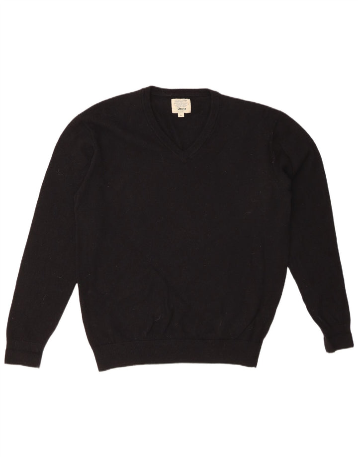 MARLBORO CLASSICS Maglione da uomo con scollo a V XL in lana nera