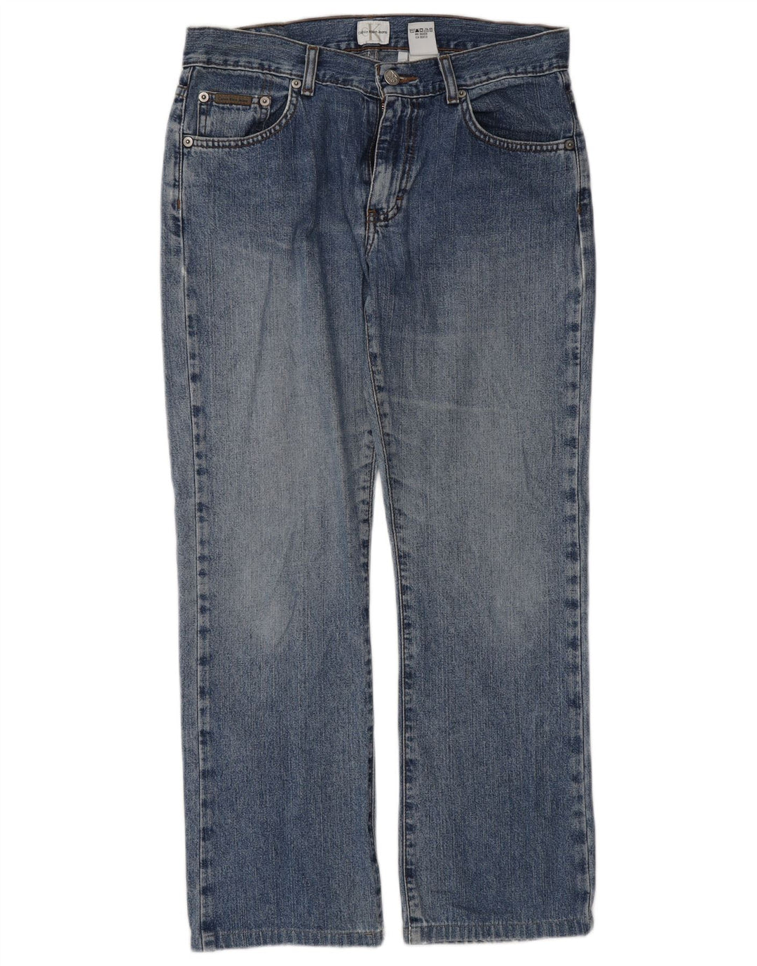 CALVIN KLEIN Jeans dritti da donna US 7 medi W30 L28 cotone blu