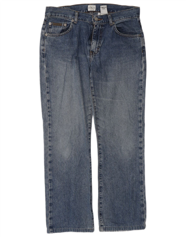 CALVIN KLEIN Jeans dritti da donna US 7 medi W30 L28 cotone blu