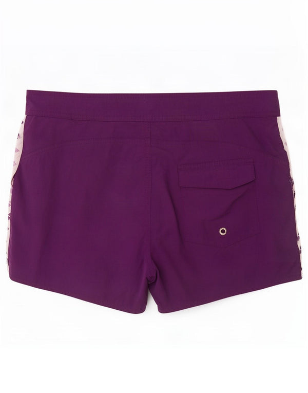 Pantaloncini da bagno grafici da donna Arena UK 14 Blocco colore viola medio
