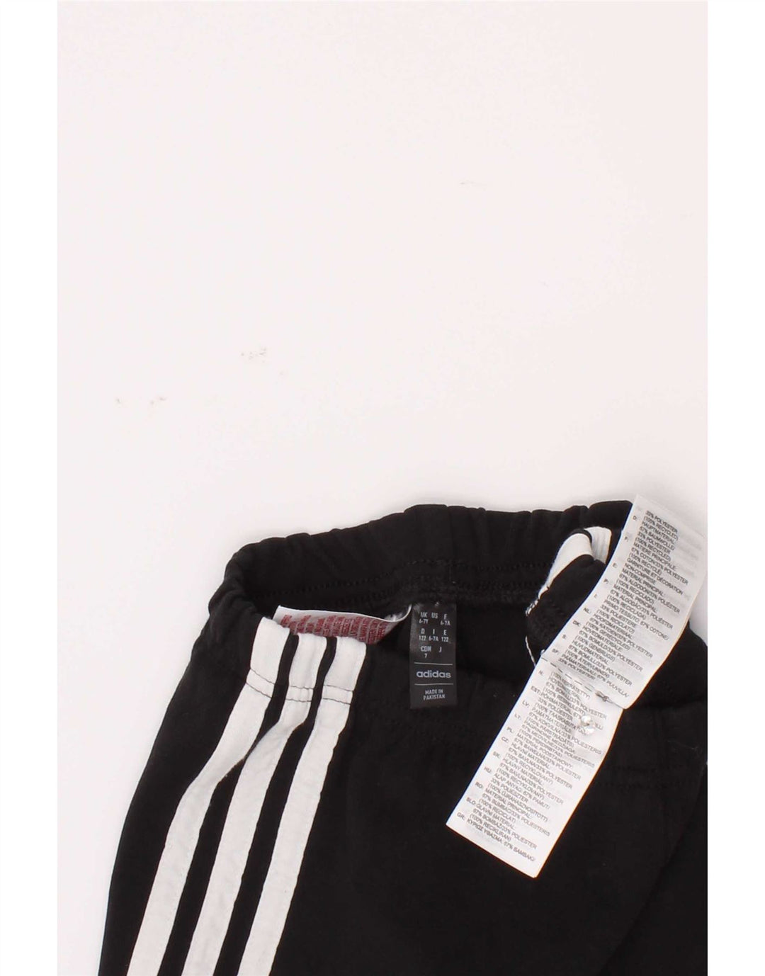 Pantaloncini sportivi Adidas da ragazzo 6-7 anni in cotone nero