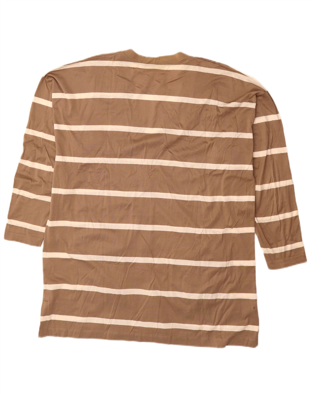 PIERRE CARDIN Maglione cardigan lungo da donna IT 44 Marrone medio a righe