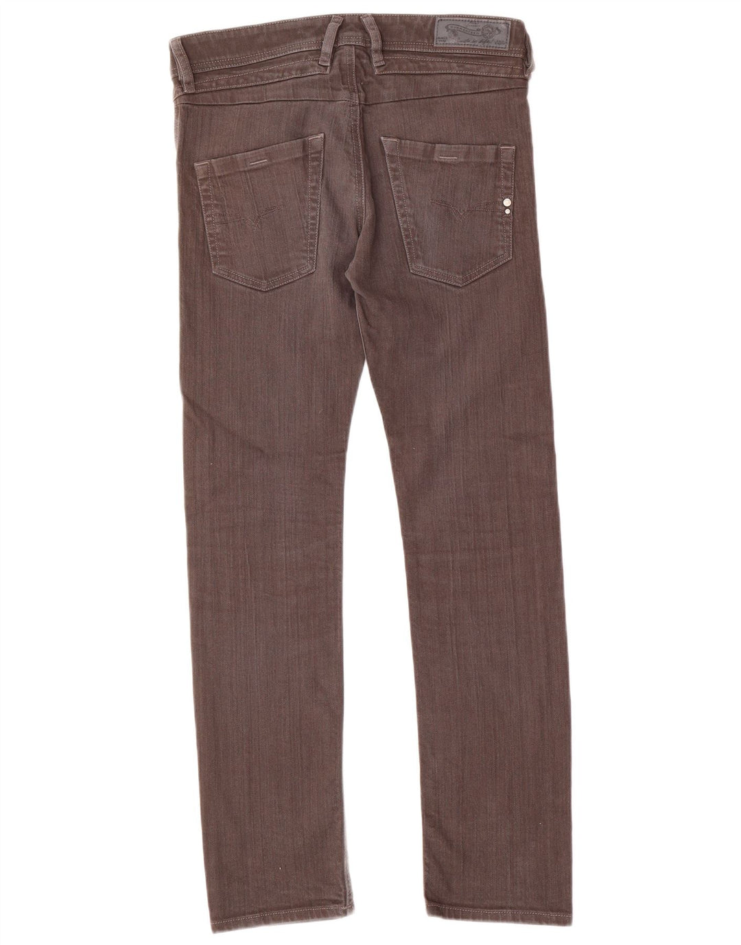 Jeans slim da donna Diesel W28 L29 cotone grigio