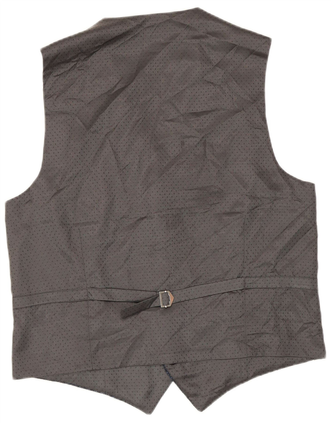 Gilet da uomo Harris Tweed piccolo blu a spina di pesce in lana vergine