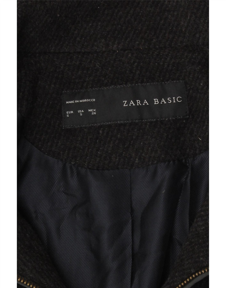 Cappotto Zara Donna UK 10 Small Grigio