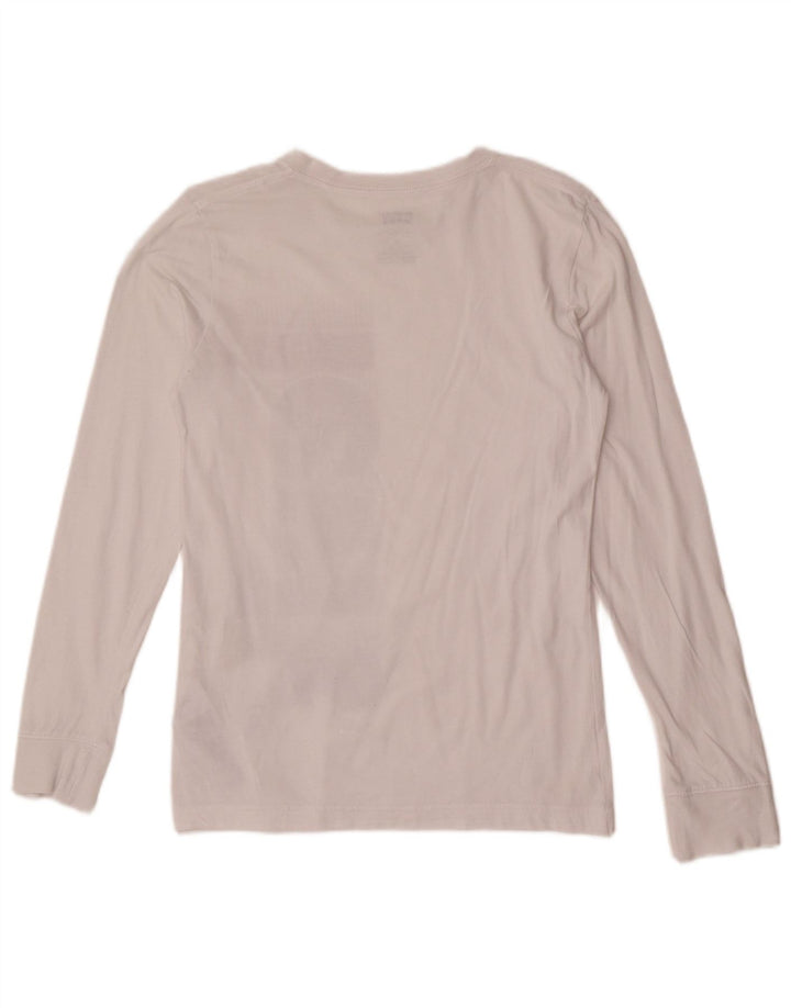 Levi's Boys Graphic Top manica lunga 13-14 anni in cotone bianco