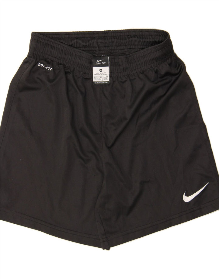 NIKE Boys Dri Fit Sport Shorts 10-11 Years Medium Black Polyester Vintage Nike and Second-Hand Nike from Messina Hembry 