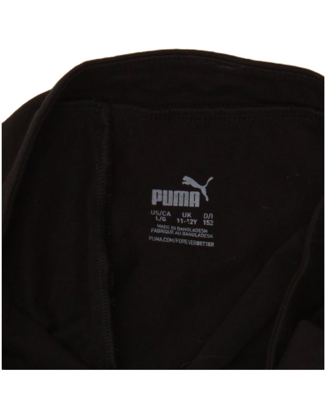 Leggings grafici PUMA per ragazze 11-12 anni neri