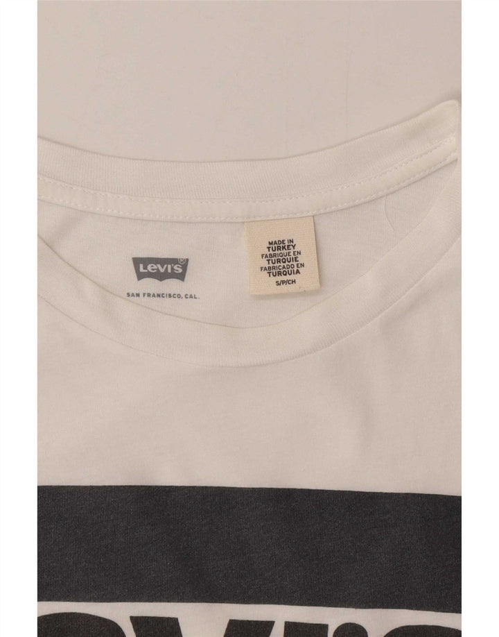 T-shirt grafica da uomo Levi's Top piccola bianca