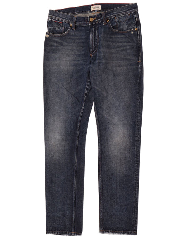 Jeans slim da uomo Tommy Hilfiger W33 L34 Blu