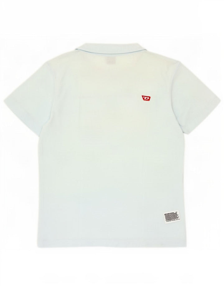 T-shirt da uomo Diesel Top in cotone blu medio