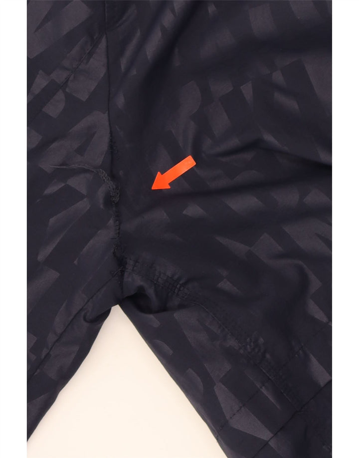 CALVIN KLEIN JEANS Mens Graphic Bomber Jacket UK 38 Medium Navy Blue Vintage Calvin Klein Jeans and Second-Hand Calvin Klein Jeans from Messina Hembry 