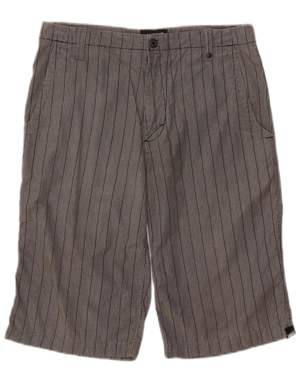 Pantaloncini chino da bambino VANS 14-15 anni XL W30 cotone gessato grigio